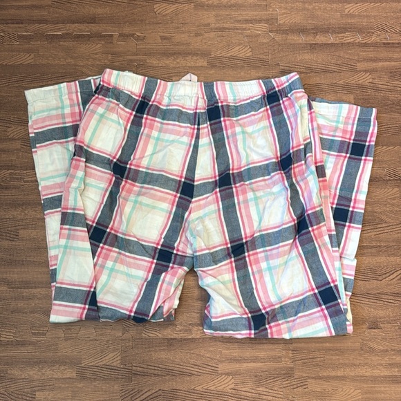 AMAZON - PINK, TEAL, WHITE PJ PANTS WITH DRAWSTRING SIZE MEDIUM - Picture 2 of 2
